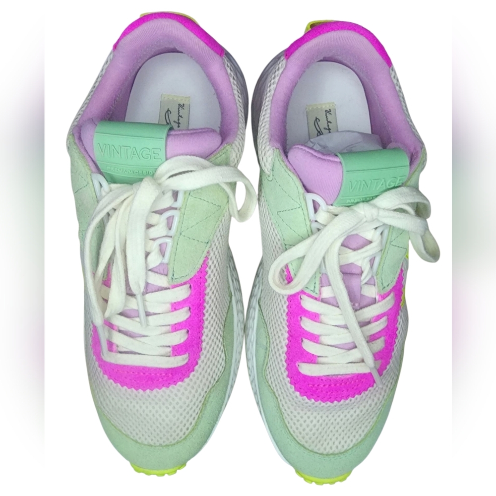 Vintage Havana Starling Mesh Colorblock Sneakers, Womens 8.5 - Picture 4 of 8